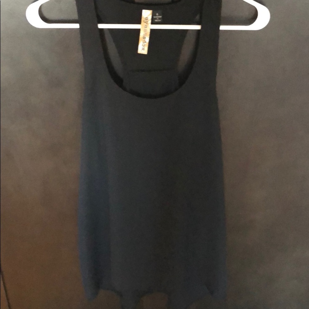 Black tank top
